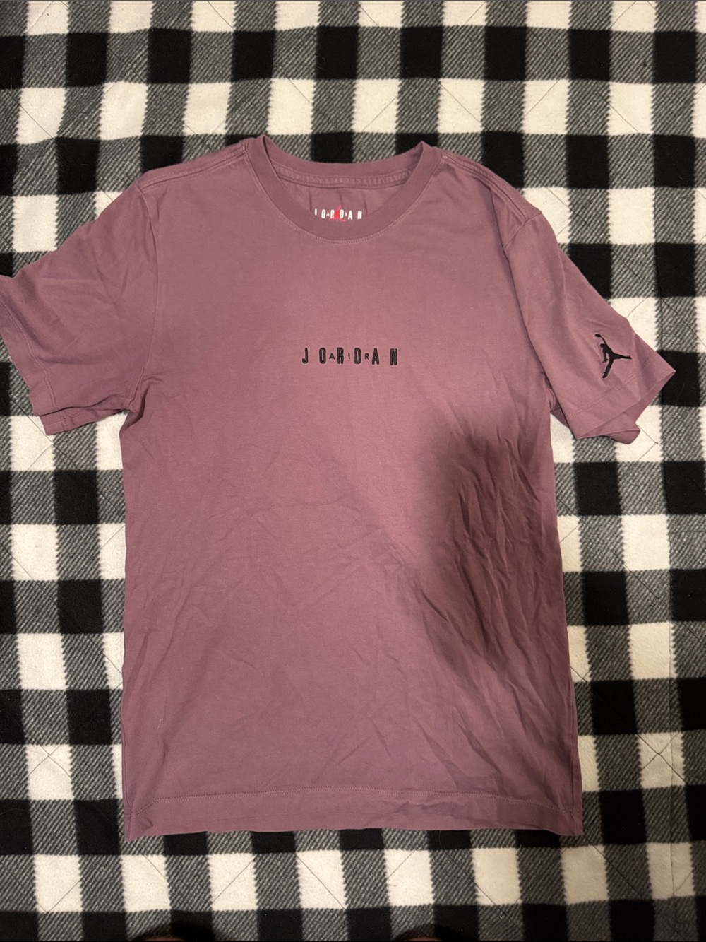 Jordan Mauve Short Sleeve Tee with Subtle Logo